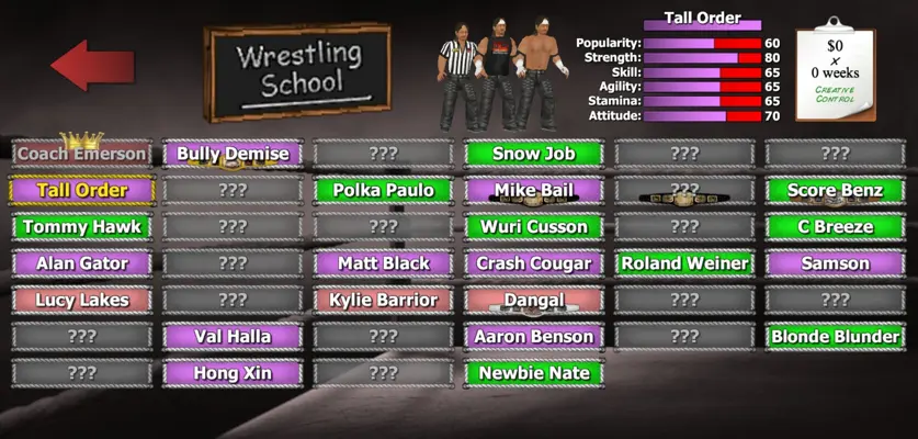 Wrestling Empire android App screenshot 7